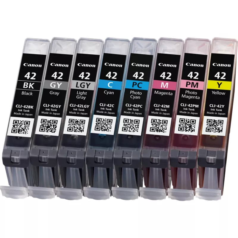 Canon Tintenpatrone 6384B010 CLI-42 Multipack BK C M Y PC PM GY
