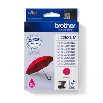Brother LC225XLM Tintenpatrone 1 St. Original Magenta