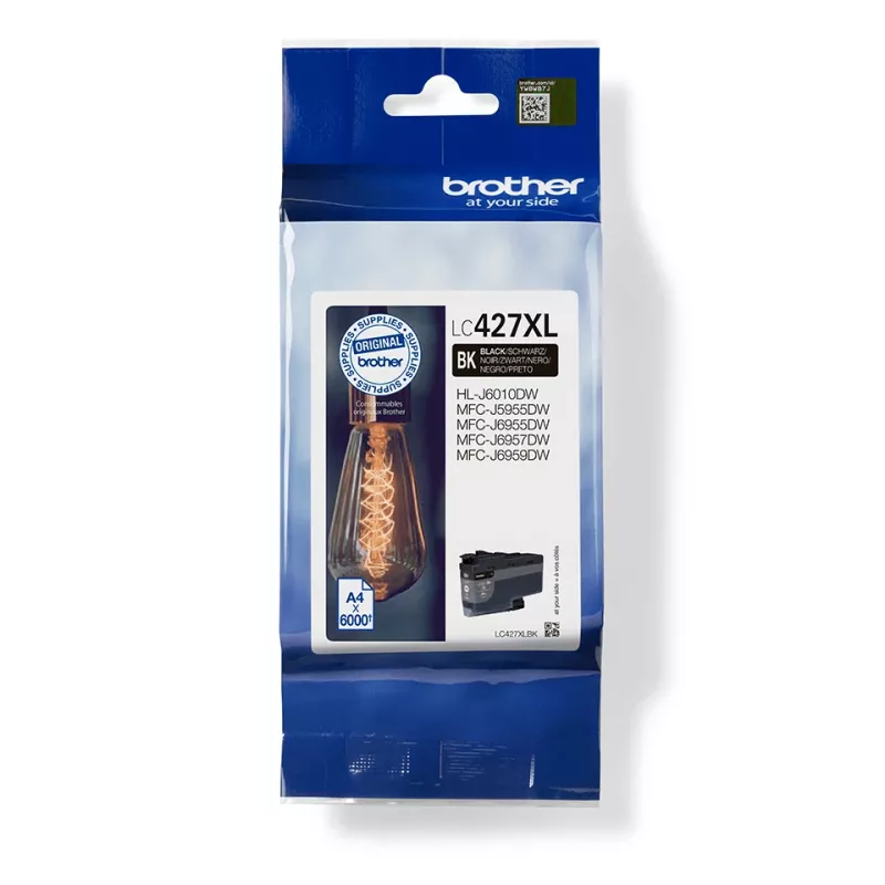 Brother LC-427XLBK Tintenpatrone 1 Stück Original High (XL) Yield Schwarz