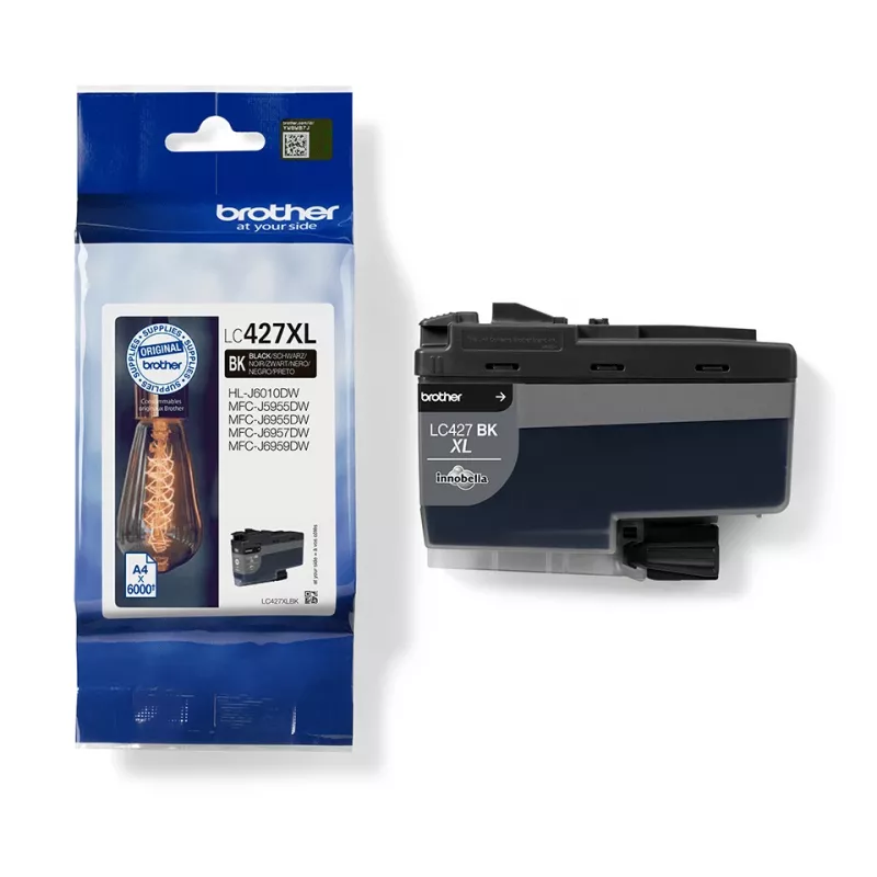 Brother LC-427XLBK Tintenpatrone 1 Stück Original High (XL) Yield Schwarz