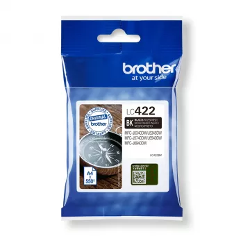 Brother LC422BK Tintenpatrone 1 Stück Original Schwarz
