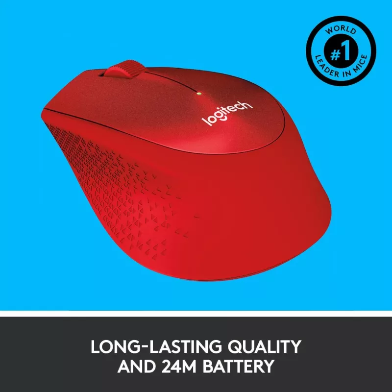 LOGITECH M330 Silent Plus Rot