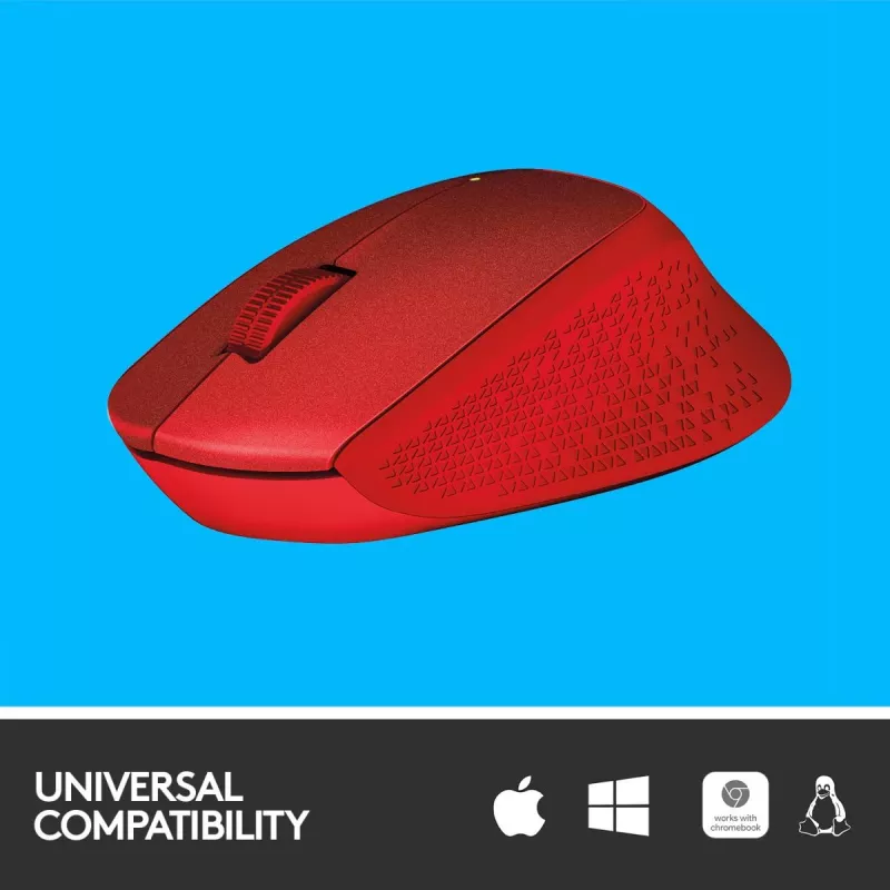 LOGITECH M330 Silent Plus Rot