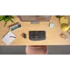 LOGITECH Lift Vertikale Ergonomische Maus - Linkshändig - Kabellos - Graphitschwarz