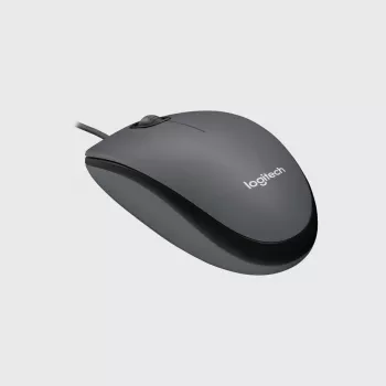 LOGITECH Mouse M100 - USB - Schwarz