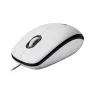 LOGITECH M100 Maus, volle Größe, rechts- und linkshändig, optisch, 3 Tasten, kabelgebunden, USB