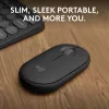 Maus Logitech M350S Schwarz USB Optisch Kabellos