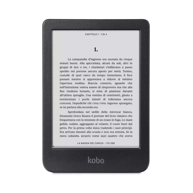 E-Book-Reader Kobo Clara BW – 6 Zoll E Ink Carta, 16 GB, Wi‑Fi, Bluetooth, wasserfest, USB‑C