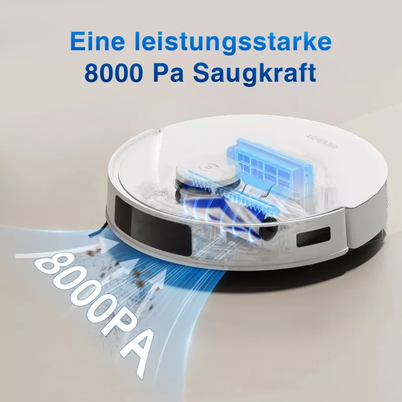 Ecovacs DEEBOT N20 Saugroboter, Weiß