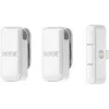 Drahtloses Mikrofonsystem Rode Wireless Micro Lightning – omnidirektional, 48 kHz/24-Bit, 7 h Akku, 100 m Reichweite, weiß