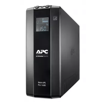 APC Back-UPS Pro, 1600VA/960W, Tower, 230V, 8x IEC C13 Steckdosen, AVR, LCD, benutzerwechselbare Batterie