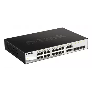 D-Link DGS-1210-20 Managed L2 Gigabit Ethernet (10/100/1000) 1U Schwarz
