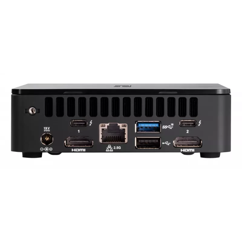ASUS NUC 12 Pro Kit RNUC12WSKI700002I Mini-PC Barebone, Intel Core i7-1260P, Intel Iris Xe Graphics, 2x DDR4 SO-DIMM (max. 64 GB), 2x M.2, Wi-Fi 6E, Bluetooth 5.2, 2,5GbE, Schwarz