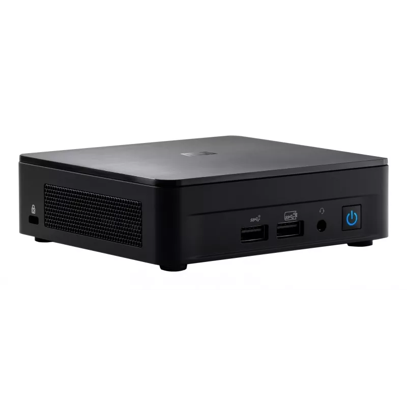 ASUS NUC 12 Pro Kit RNUC12WSKI700002I Mini-PC Barebone, Intel Core i7-1260P, Intel Iris Xe Graphics, 2x DDR4 SO-DIMM (max. 64 GB), 2x M.2, Wi-Fi 6E, Bluetooth 5.2, 2,5GbE, Schwarz