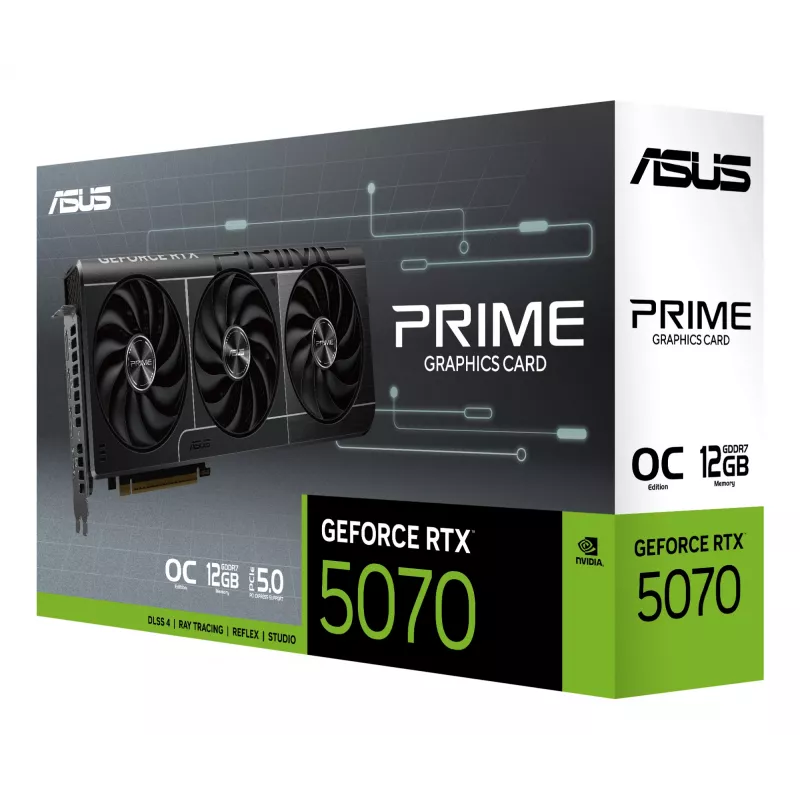ASUS Grafikkarte NVIDIA GeForce PRIME OC RTX5070 12GB GDDR7
