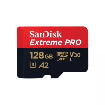 Flash-Speicher SanDisk Extreme PRO 128 GB MicroSDXC UHS-I Modell SDSQXCD-128G-GN6MA
