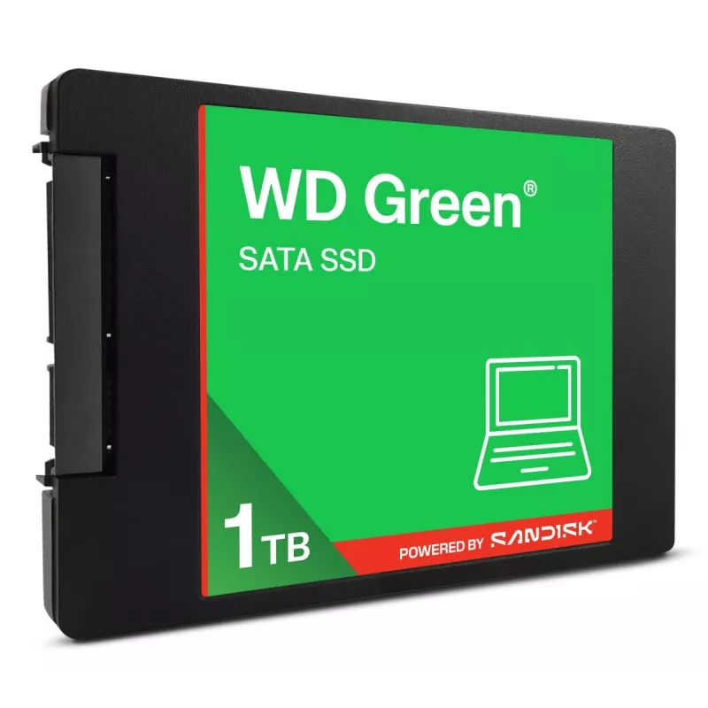 WESTERN DIGITAL SSD - WD Green - 1 TB - SATA 6 Gb/s - 2,5 Zoll/7 mm Gehäuse