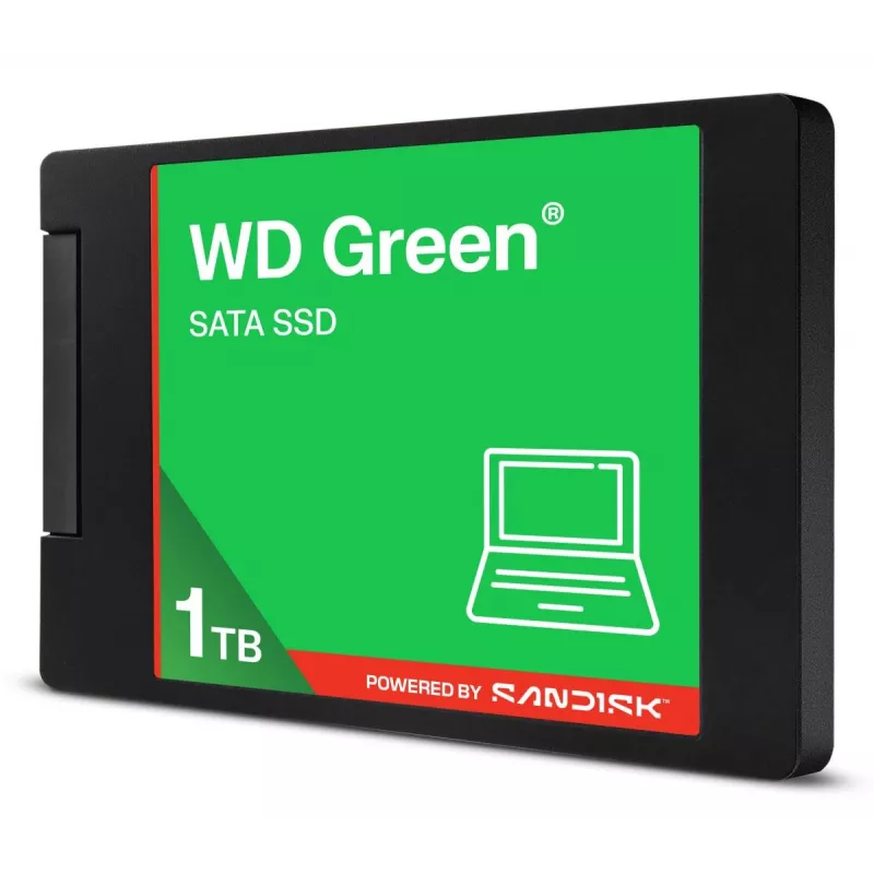 WESTERN DIGITAL SSD - WD Green - 1 TB - SATA 6 Gb/s - 2,5 Zoll/7 mm Gehäuse