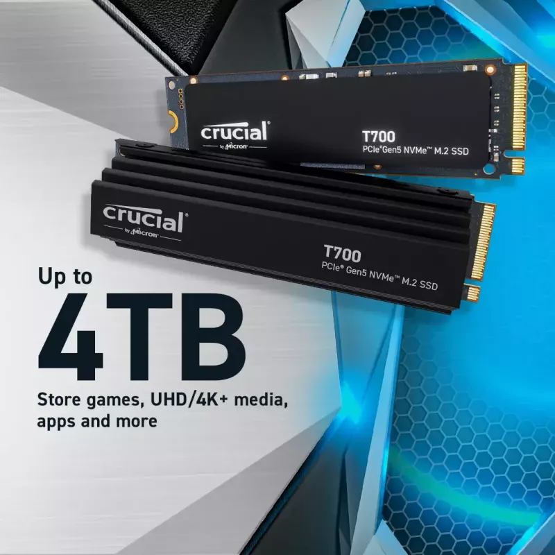 SSD-Laufwerk Crucial 2TB M.2 PCIe Gen5 CT2000T700SSD3