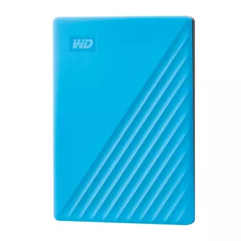 WESTERN DIGITAL Festplatte – My Passport – 4 TB – USB-A/C 3.2 Gen 1 – Blau