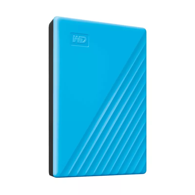 WESTERN DIGITAL Festplatte – My Passport – 4 TB – USB-A/C 3.2 Gen 1 – Blau
