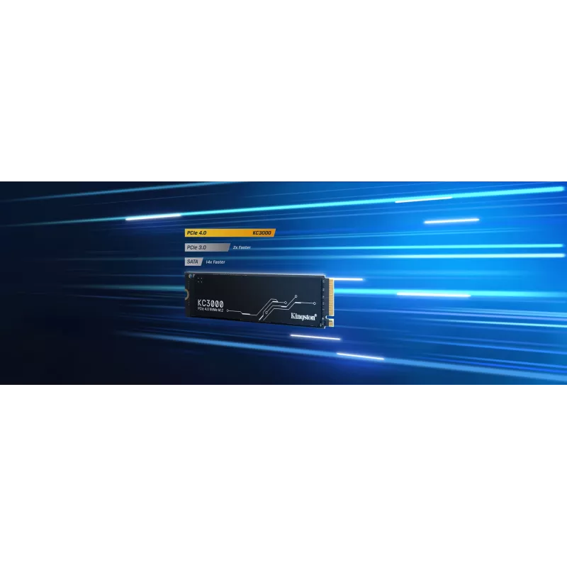 SSD-Festplatte Kingston Technology 4096G M.2 2280 NVMe KC3000
