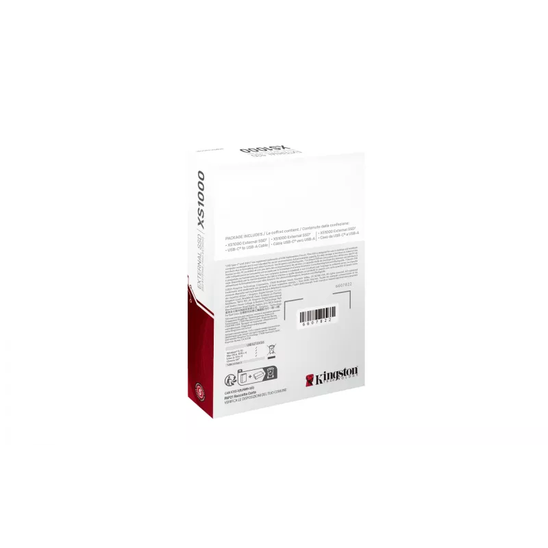 Kingston Technology 2TB XS1000 externe tragbare SSD USB 3.2 Gen 2