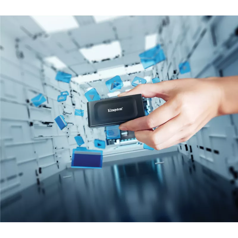 Kingston Technology 1TB XS1000 Externes USB 3.2 Gen 2 Tragbares Solid-State-Laufwerk