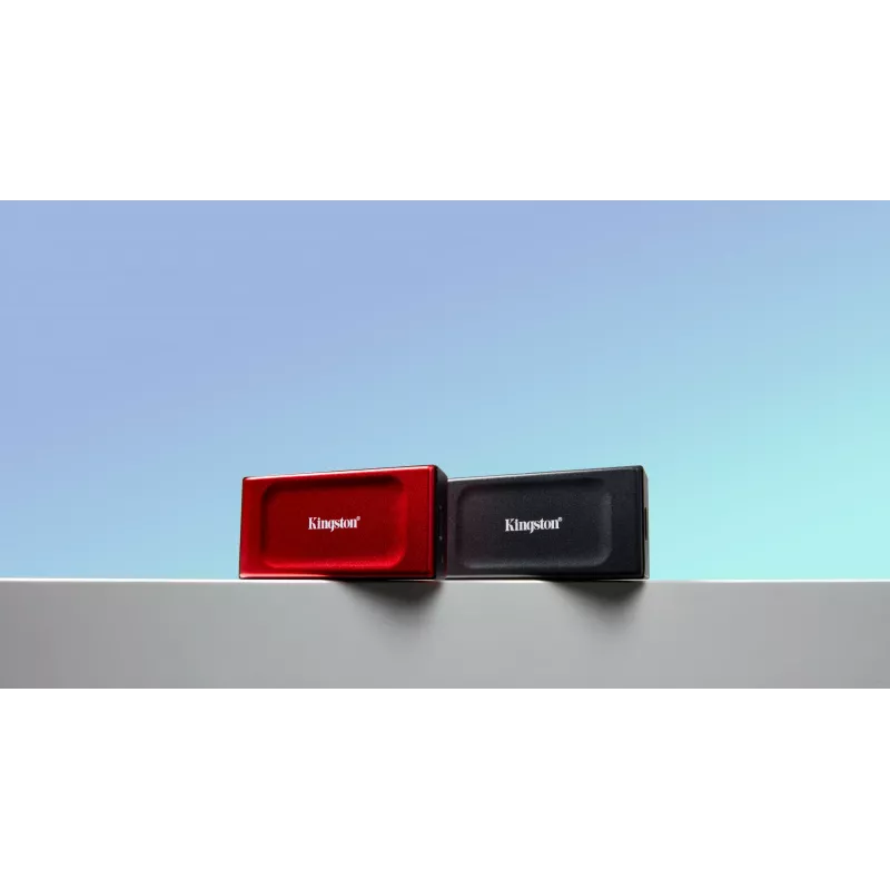 Kingston Technology 1TB XS1000 Rot Externe USB 3.2 Gen 2 Tragbare Solid-State-Festplatte