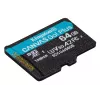 Kingston Technology 64GB microSDXC Canvas Go Plus Gen4 200MB/s A2 U3 V30 Karte + Adapter