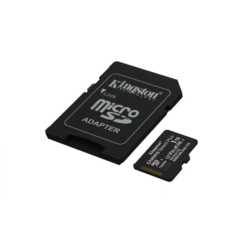 Kingston Technology 1TB microSDXC Canvas Select Plus Gen3 150MB/s A1 Karte + Adapter