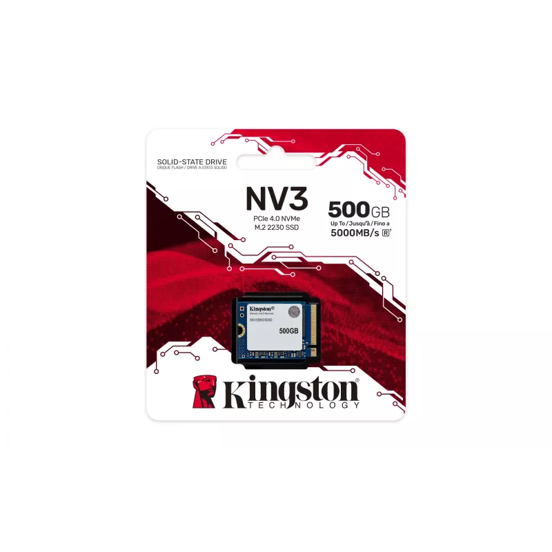SSD-Festplatte Kingston Technology 500G M.2 2230 NVMe SNV3SM3/500G