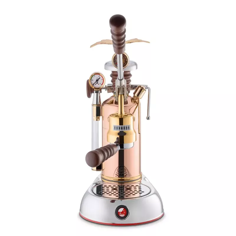La Pavoni Esperto Edotto LPLESE01EU Handhebel-Espressomaschine, Kupfer/Chrom, 1,6 l