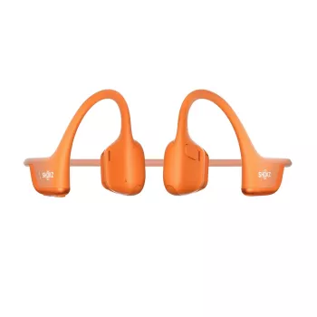 Knochenschall-Kopfhörer Shokz OpenRun Pro 2 — binaural, kabellos Bluetooth 5.3, IP55, 12 Std. Spielzeit, 150 mAh, orange, Ohrhaken