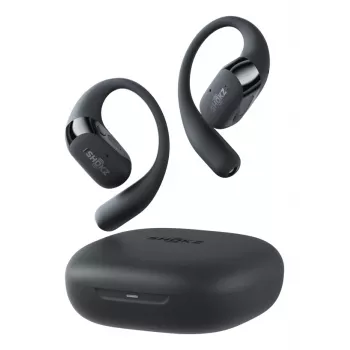 Headset JLAB AUDIO SHOKZ OpenFit 2 — Knochenschall, kabellos, Open-Ear mit Ohrbügel, Schwarz