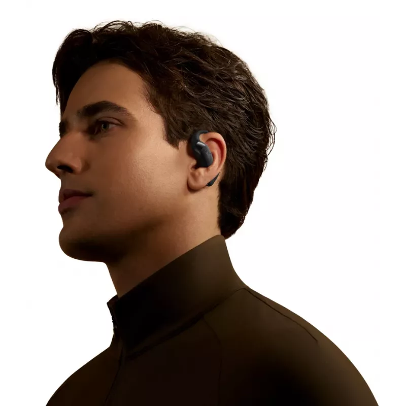 Shokz OpenFit 2 kabellose Open-Ear-Kopfhörer, Schwarz