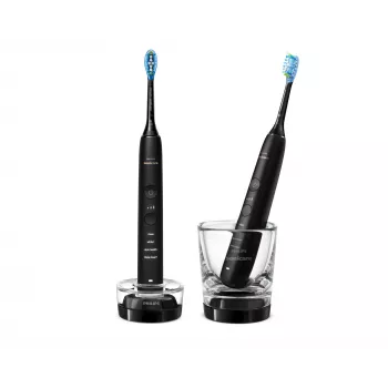 Philips DiamondClean 9000 HX9914/54, 2 Handstücke, 5 Modi, schwarz, Bluetooth, 1 Ladegerät