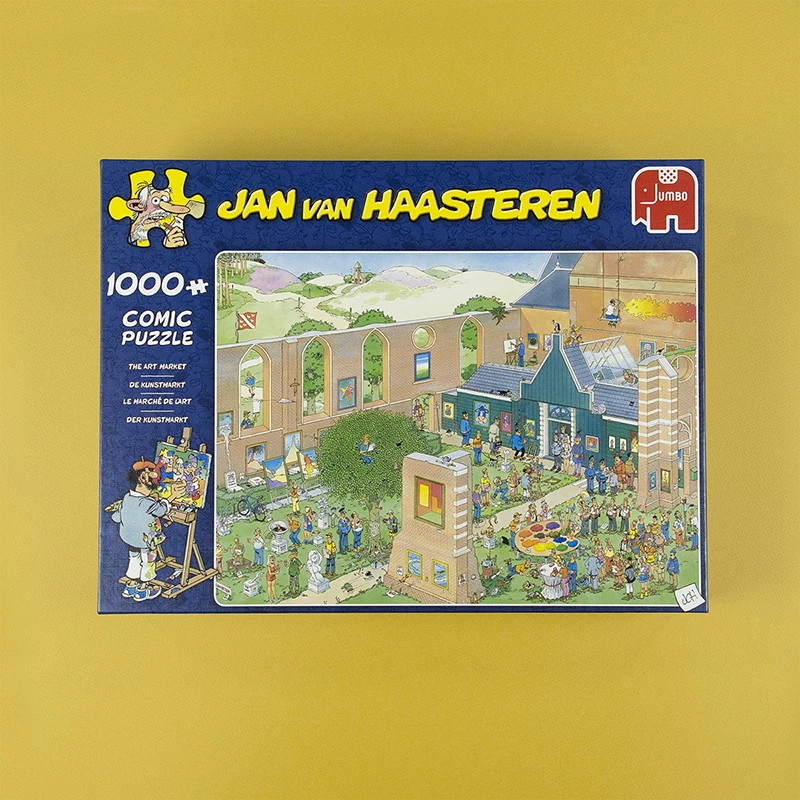 Jan van Haasteren Der Kunstmarkt 1000 Teile, 1000 Stk., Comics, 12 Jahre