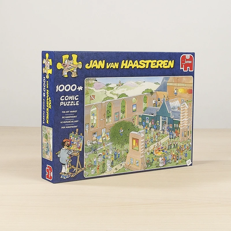Jan van Haasteren Der Kunstmarkt 1000 Teile, 1000 Stk., Comics, 12 Jahre