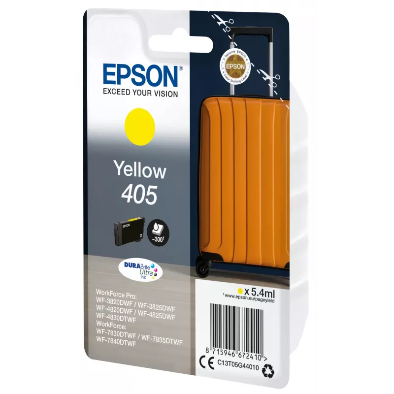 Epson 405 DURABrite Ultra Ink Tintenpatrone 1 Stück Original Standard-Reichweite Gelb