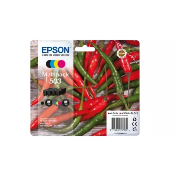 Epson 503 Tintenpatrone 4 Stk. Original Standardreichweite Schwarz, Cyan, Magenta, Gelb