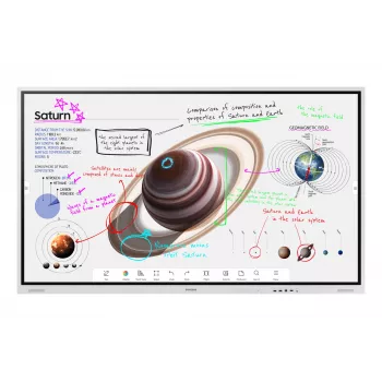 Samsung WM85B interaktives Whiteboard 2,16 m (85 Zoll) 3840 x 2160 Touchscreen Grau, Weiß