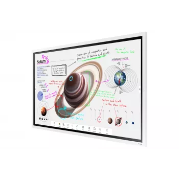 Samsung WM65B interaktives Whiteboard 165,1 cm (65 Zoll) 3840 x 2160 Pixel Touchscreen Grau, Weiß