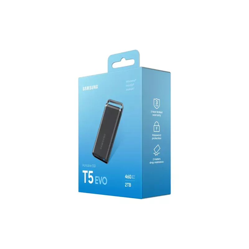 SSD-Laufwerk Samsung 2TB tragbar USB 3.2 Gen 1 MU-PH2T0S