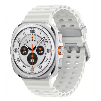 Samsung Galaxy Watch Ultra 3,81 cm (1,5 Zoll) AMOLED 47 mm Digital 480 x 480 Pixel Touchscreen 4G Weiß Wi-Fi GPS (Satellit)