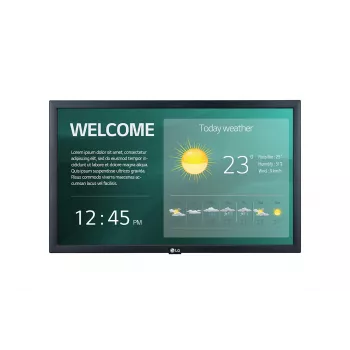 LG 22SM3G-B Digital Signage Display 54,6 cm (21,5 inch) IPS Wi-Fi 250 cd/m² Full HD Schwarz Integrierter Prozessor 16/7