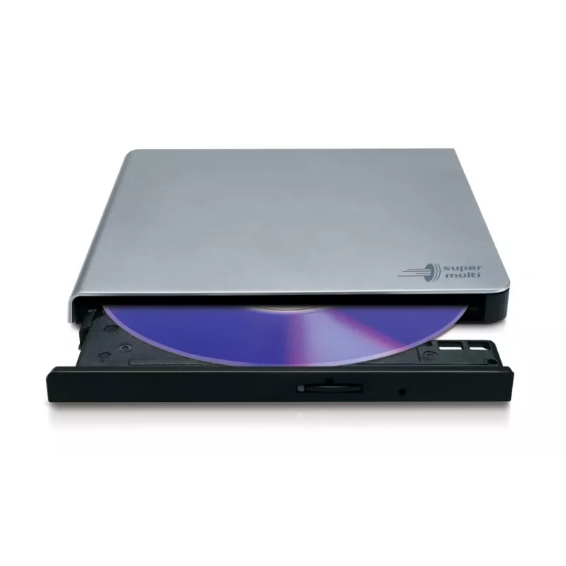 Hitachi-LG GP57ES40 Slim Portable DVD-Brenner, USB 2.0, silber