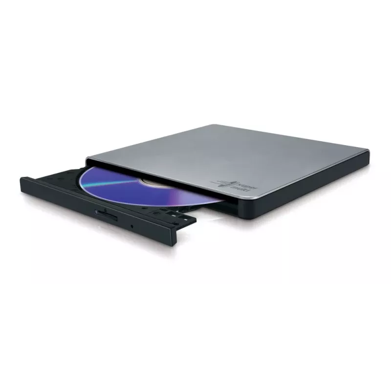 Hitachi-LG GP57ES40 Slim Portable DVD-Brenner, USB 2.0, silber