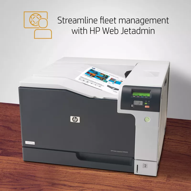 HP Color LaserJet Professional CP5225dn Drucker, Laser, Farbe, 600 x 600 DPI, A3, 20 Seiten/min, Duplexdruck