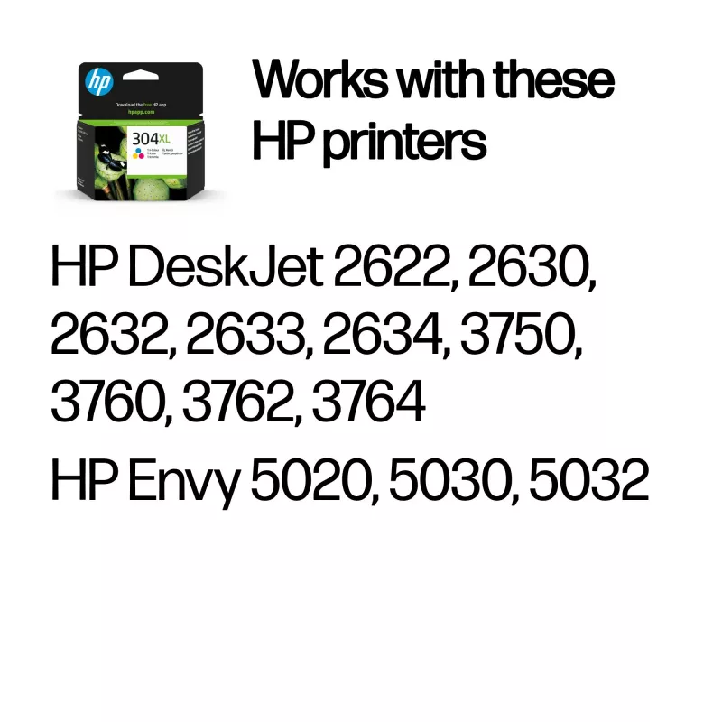 HP 304XL Original-Tintenpatrone in Tri-Farbe
